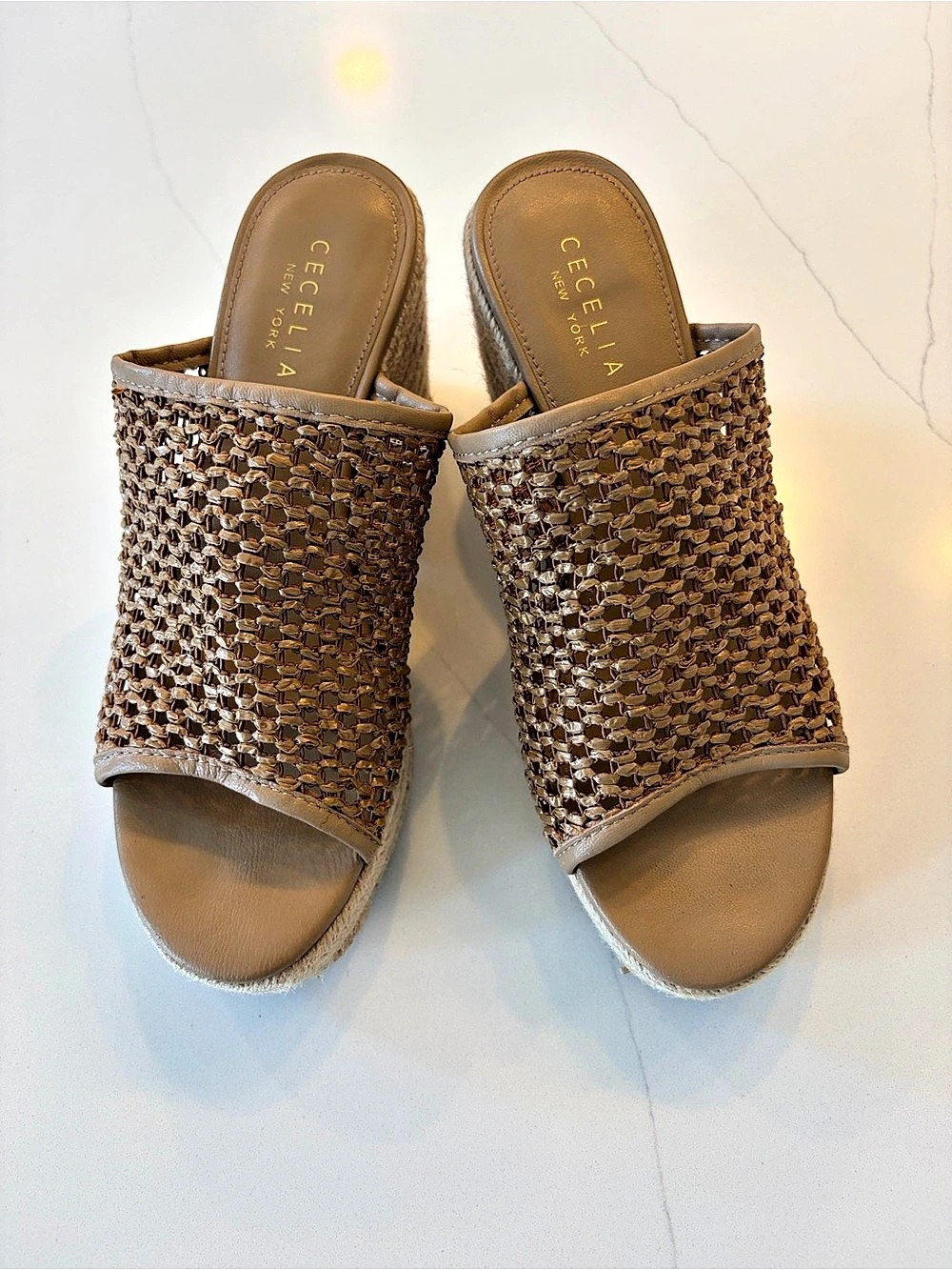 Cecelia New York Espadrille Wedge Sandals